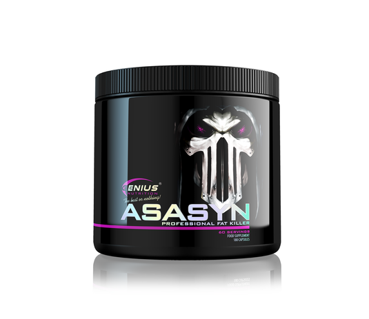 ASASYN 180caps FAT KILLER Genius Nutrition – Supliment termogenic pentru arderea eficienta a grasimilor cu adaos de electroliti