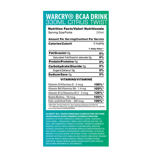WARCRY® BCAA 330ML