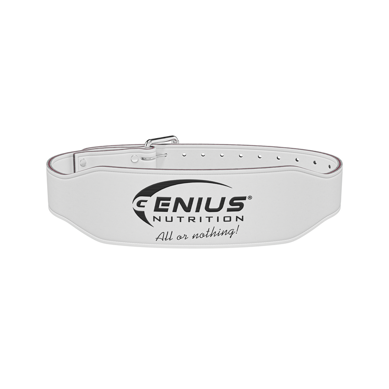 Incarca imaginea in galerie, CENTURA FITNESS GG-2 (WEIGHTLIFTING BELT) Genius Nutrition - Accesoriu indispensabil pentru ridicarea greutatilor, ce asigura suport pentru zona lombara si abdominala, minimizand riscul de accidentari.