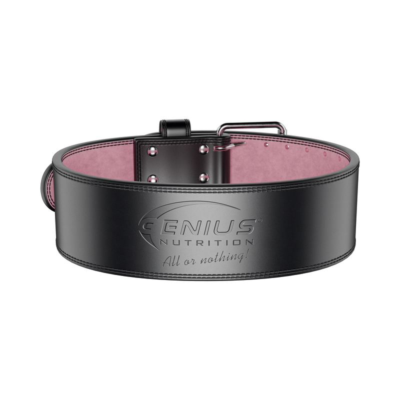 Incarca imaginea in galerie, CENTURA FITNESS GG-4 (WEIGHTLIFTING BELT) Genius Nutrition - Accesoriu indispensabil pentru ridicarea greutatilor, ce asigura suport pentru zona lombara si abdominala, minimizand riscul de accidentari.