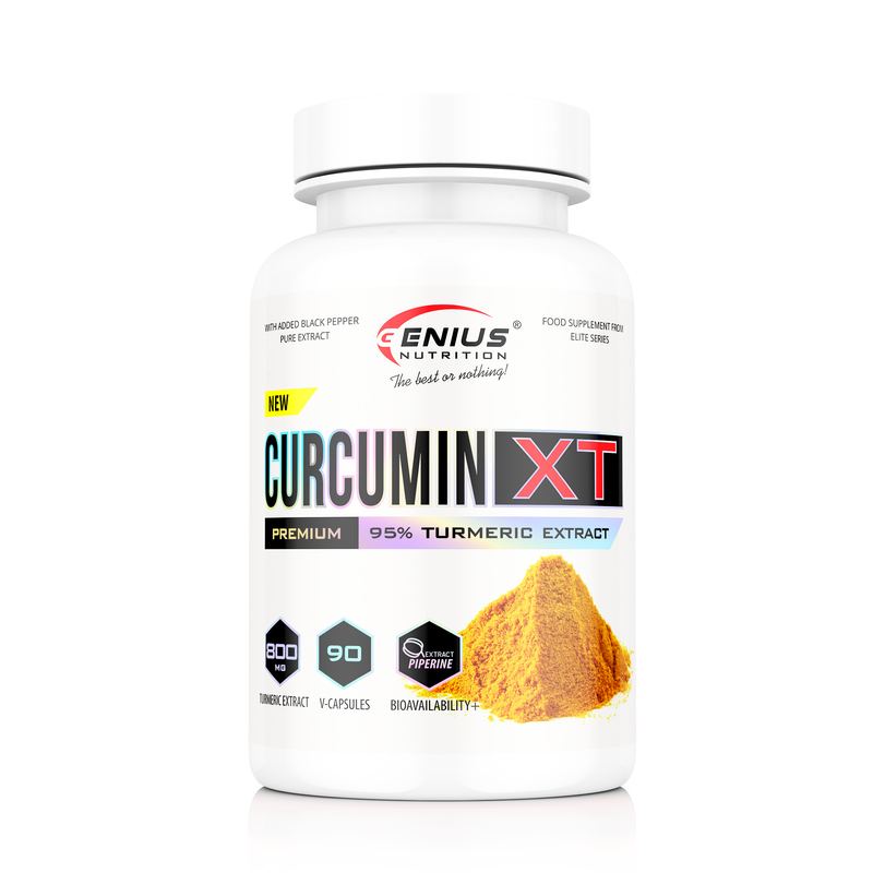 Incarca imaginea in galerie, CURCUMIN-XT (TURMERIC) 90caps 45 serv Genius Nutrition – Supliment natural antiinflamator cu turmeric si piperina pentru o absorbtie superioara