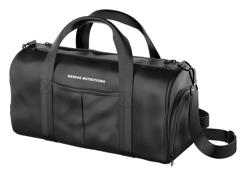 Incarca imaginea in galerie, Geanta SPORT Genius Nutrition Negru - Accesoriul ideal, fie pentru sala, antrenamente in aer liber sau sesiuni intense de crossfit.