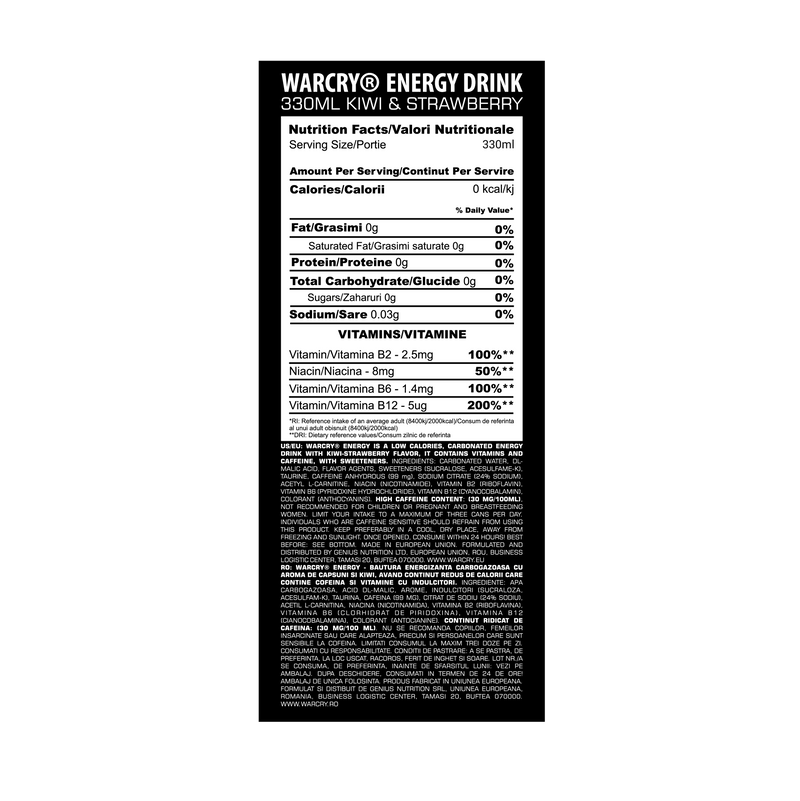 Incarca imaginea in galerie, WARCRY® ENERGY DRINK 330ML