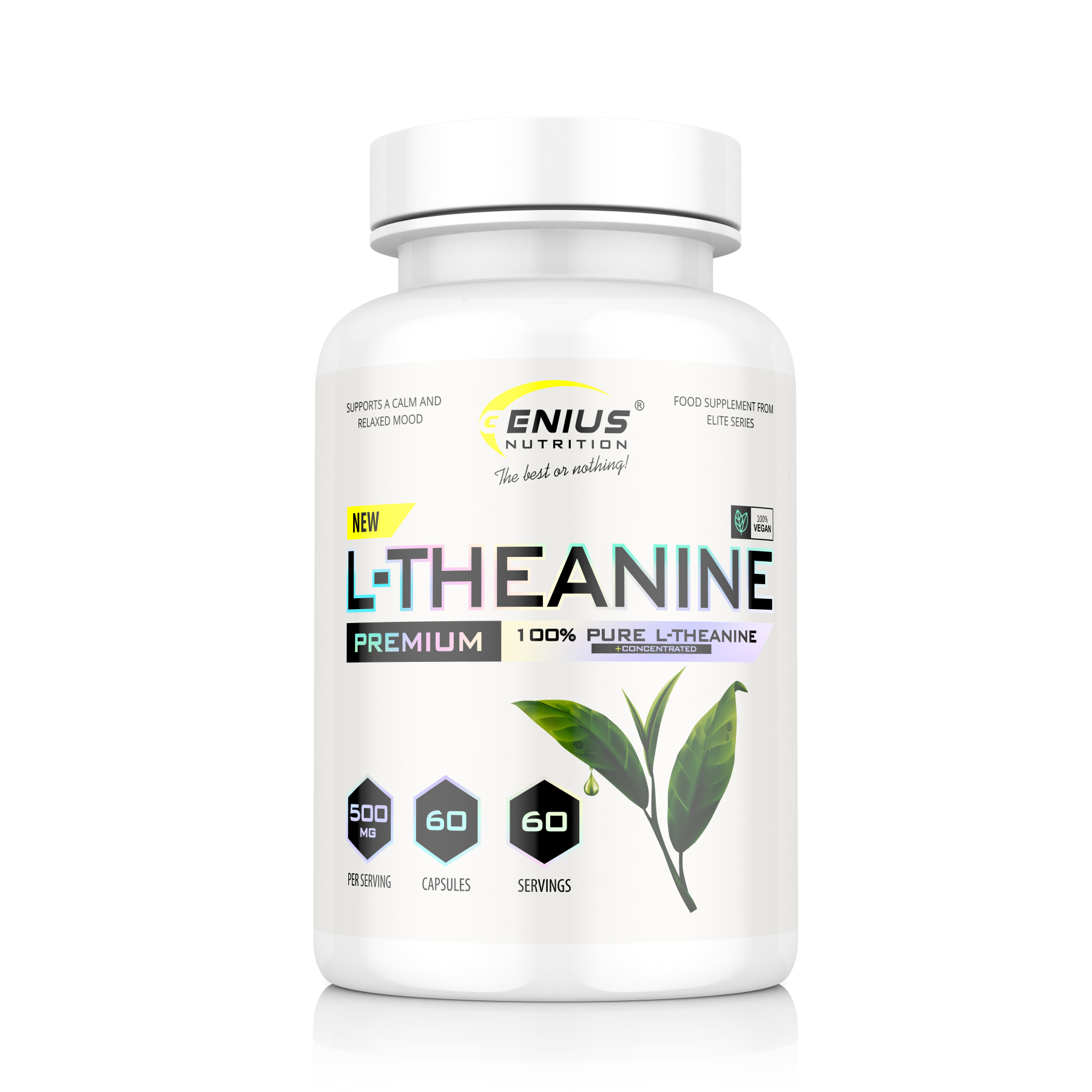 L-THEANINE 60 caps/60 serv | Genius Nutrition®