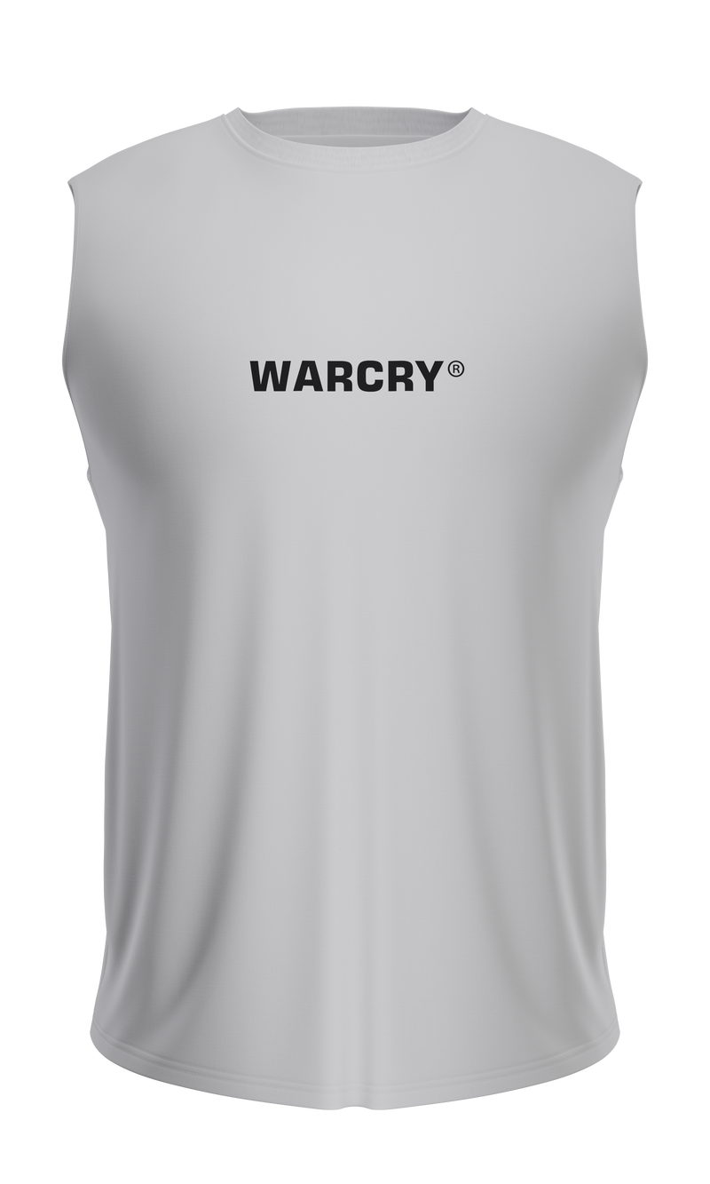 Incarca imaginea in galerie, Maiou WARCRY® FITNESS (FITNESS TANK TOP) Alb - Confectionat dintr-un amestec premium de bumbac si spandex, acest maiou iti ofera confort desavarsit, fiind usor de asortat cu orice echipament sportiv.