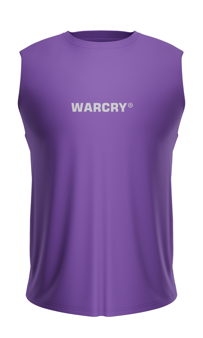 Incarca imaginea in galerie, Maiou WARCRY® FITNESS (FITNESS TANK TOP) Mov - Confectionat dintr-un amestec premium de bumbac si spandex, acest maiou iti ofera confort desavarsit, fiind usor de asortat cu orice echipament sportiv.