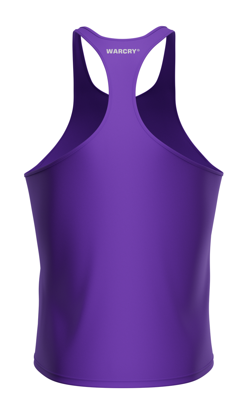 Incarca imaginea in galerie, Maiou WARCRY® GYM (GYM TANK TOP) Mov - Confectionat dintr-un amestec premium de bumbac si spandex, acest maiou iti ofera confort desavarsit, fiind usor de asortat cu orice echipament sportiv.
