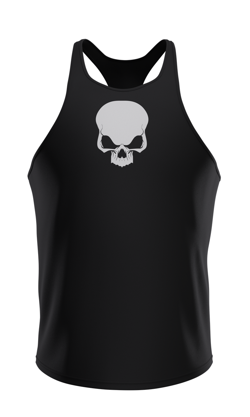 Incarca imaginea in galerie, Maiou WARCRY® GYM (GYM TANK TOP) Negru - Confectionat dintr-un amestec premium de bumbac si spandex, acest maiou iti ofera confort desavarsit, fiind usor de asortat cu orice echipament sportiv.