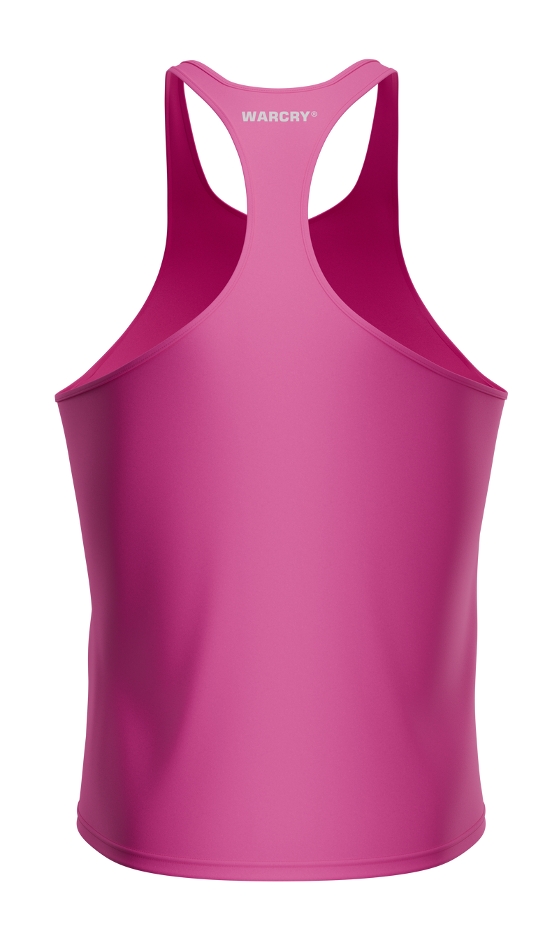 Incarca imaginea in galerie, Maiou WARCRY® GYM (GYM TANK TOP) Roz - Confectionat dintr-un amestec premium de bumbac si spandex, acest maiou iti ofera confort desavarsit, fiind usor de asortat cu orice echipament sportiv.