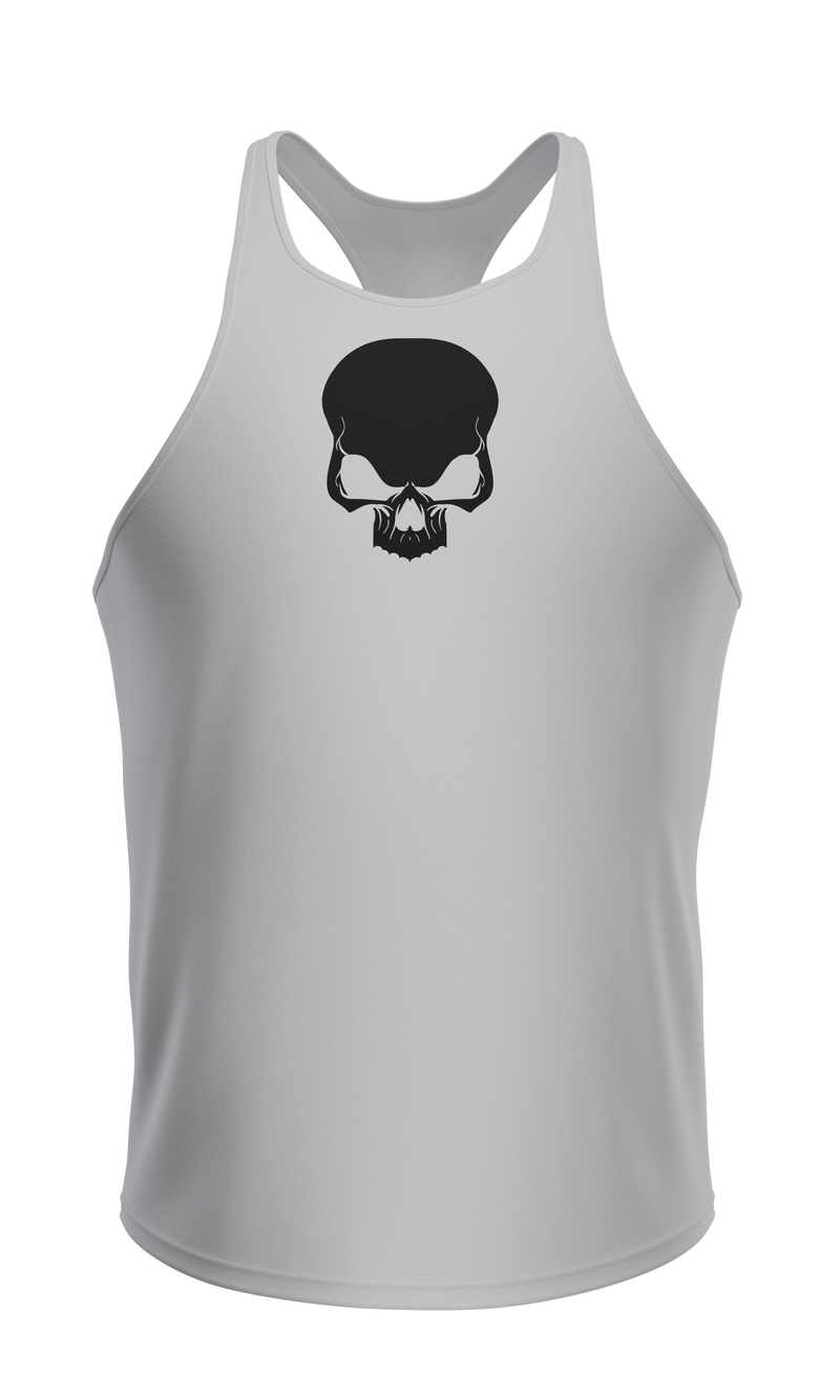 Incarca imaginea in galerie, Maiou WARCRY® GYM (GYM TANK TOP) Alb - Confectionat dintr-un amestec premium de bumbac si spandex, acest maiou iti ofera confort desavarsit, fiind usor de asortat cu orice echipament sportiv.