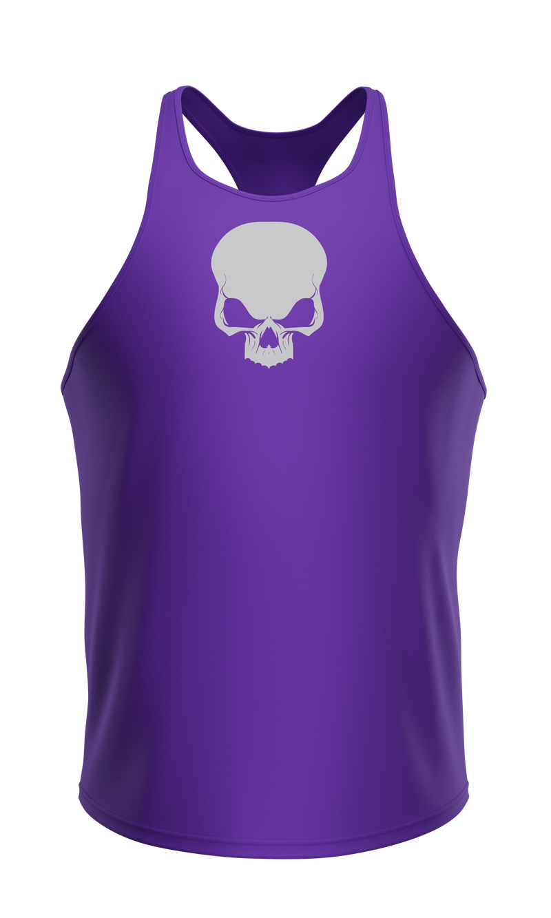 Incarca imaginea in galerie, Maiou WARCRY® GYM (GYM TANK TOP) Mov - Confectionat dintr-un amestec premium de bumbac si spandex, acest maiou iti ofera confort desavarsit, fiind usor de asortat cu orice echipament sportiv.