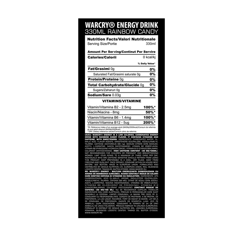 Incarca imaginea in galerie, WARCRY® ENERGY DRINK 330ML