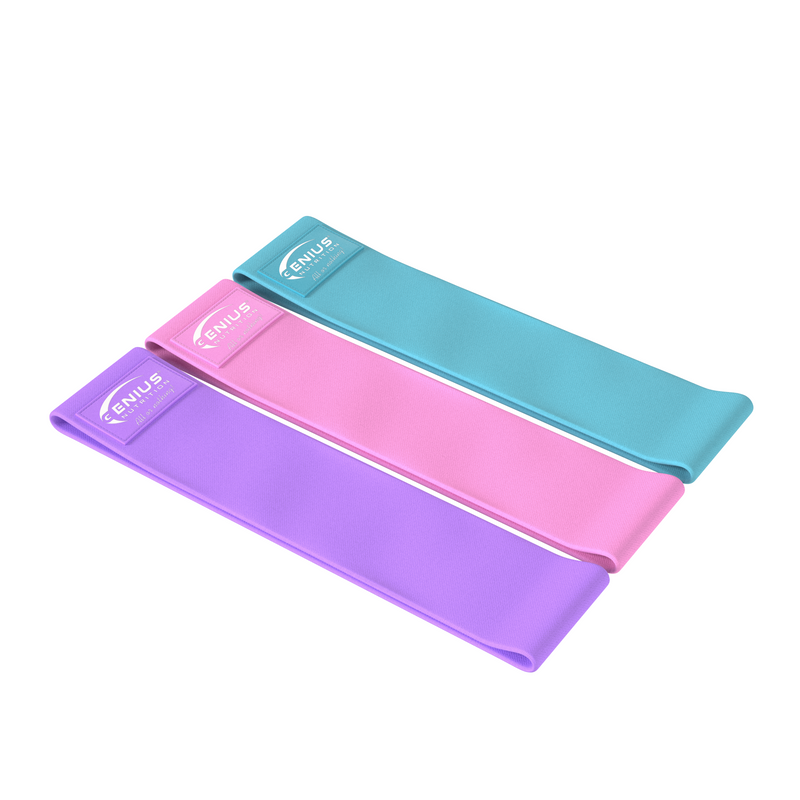 Incarca imaginea in galerie, SET BENZI ELASTICE GG-1 (RESISTANCE BANDS) Genius Nutrition - Perfect pentru tonifierea fesierilor, intarirea zonei abdominale si sculptarea picioarelor, fiind un accesoriu esential pentru orice rutina de antrenament la sala sau in aer liber.