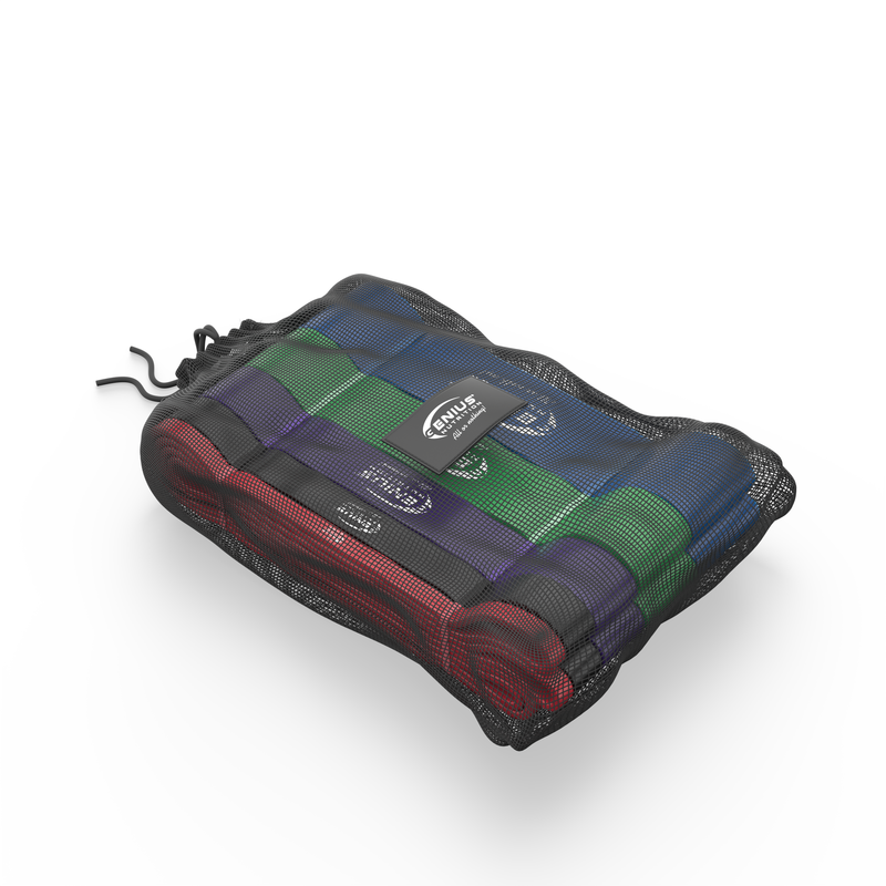 Incarca imaginea in galerie, SET BENZI REZISTENTA GG-1 (PULL-UP BANDS) Genius Nutrition - Imbunatateste forta, flexibilitatea si mobilitatea, fiind usor de transportat si ajustabil ca intensitate.