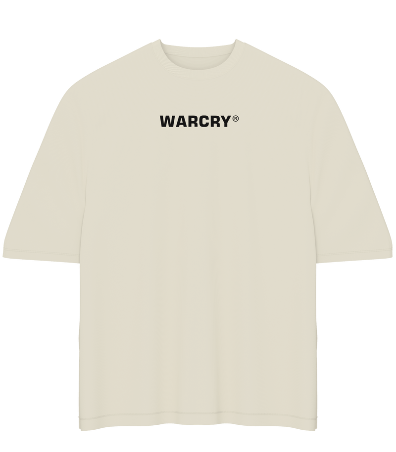 Incarca imaginea in galerie, Tricou WARCRY® Oversized Crem - Tricou din bumbac 100%, cu o greutate de 260 gsm, ideal pentru durabilitate si confort pe piele, usor de asortat oricarui stil
