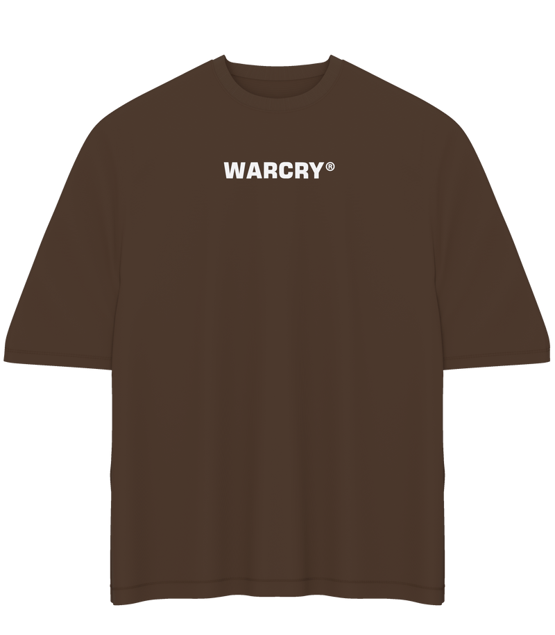 Incarca imaginea in galerie, Tricou WARCRY® Oversized Maro - Tricou din bumbac 100%, cu o greutate de 260 gsm, ideal pentru durabilitate si confort pe piele, usor de asortat oricarui stil