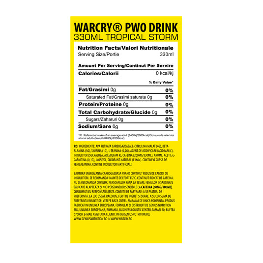 WARCRY® PRE-WORKOUT 330ML
