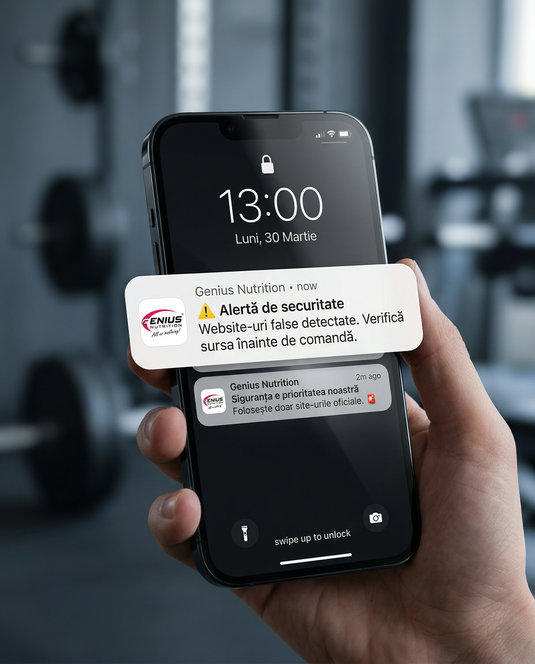 ATENTIE LA WEBSITE-URI NEAUTORIZATE CARE FOLOSESC NUMELE GENIUS NUTRITION®!