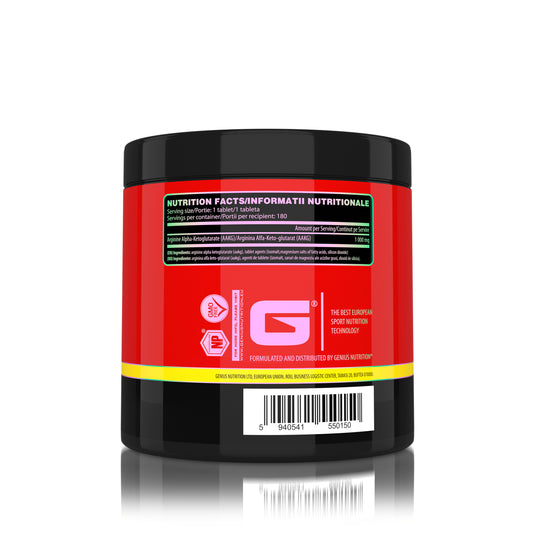 AAKG 180 tabs 1000mg Genius Nutrition - Supliment pentru pompare si pentru productia de oxid nitric