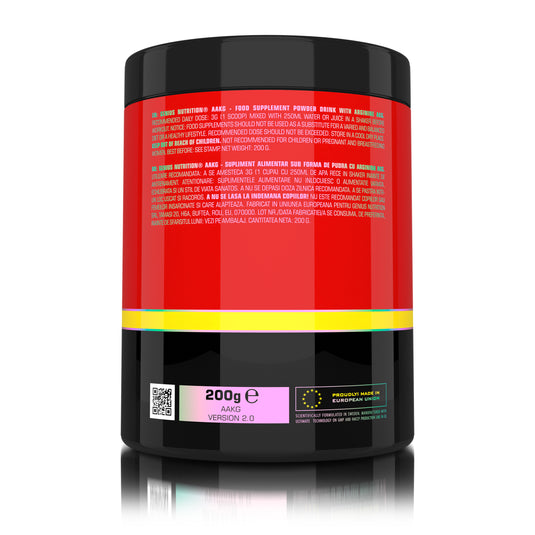 AAKG Arginine powder 200g Genius Nutrition fara aroma - Supliment pentru pompare si pentru productia de oxid nitricSupliment_pentru pompare si pentru productia de oxid nitric