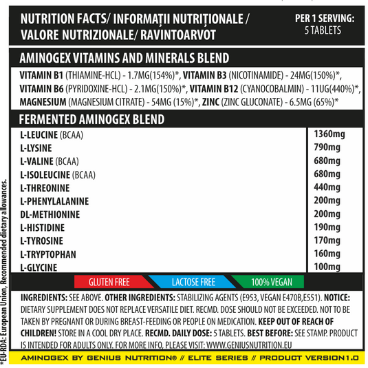 AMINOGEX 300tabs/60serv