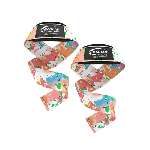 CHINGI FITNESS GG-2 (LIFTING STRAPS) de la Genius Nutrition -Imbunatatesc aderenta, sustin ridicarea greutatilor si protejeaza mainile in timpul exercitiilor intense.