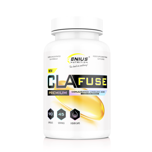 CLAFUSE 90softgel 45 serv Genius Nutrition – Supliment antioxidant bogat in omega 6 pentru slabit si accelerarea metabolismului