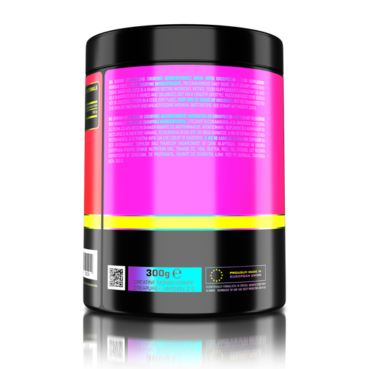 CREATINE CREAPURE 300g 100serv Genius Nutrition - Supliment pentru stimularea productiei de ATP, cresterea masei musculare si imbunatatirea rezistentei fizice fara aroma