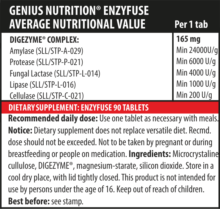 Incarca imaginea in galerie, Supliment cu enzime digestive, creat pentru a imbunatati digestia si absorbtia nutrientilor, ideal pentru cei cu deficit enzimatic
