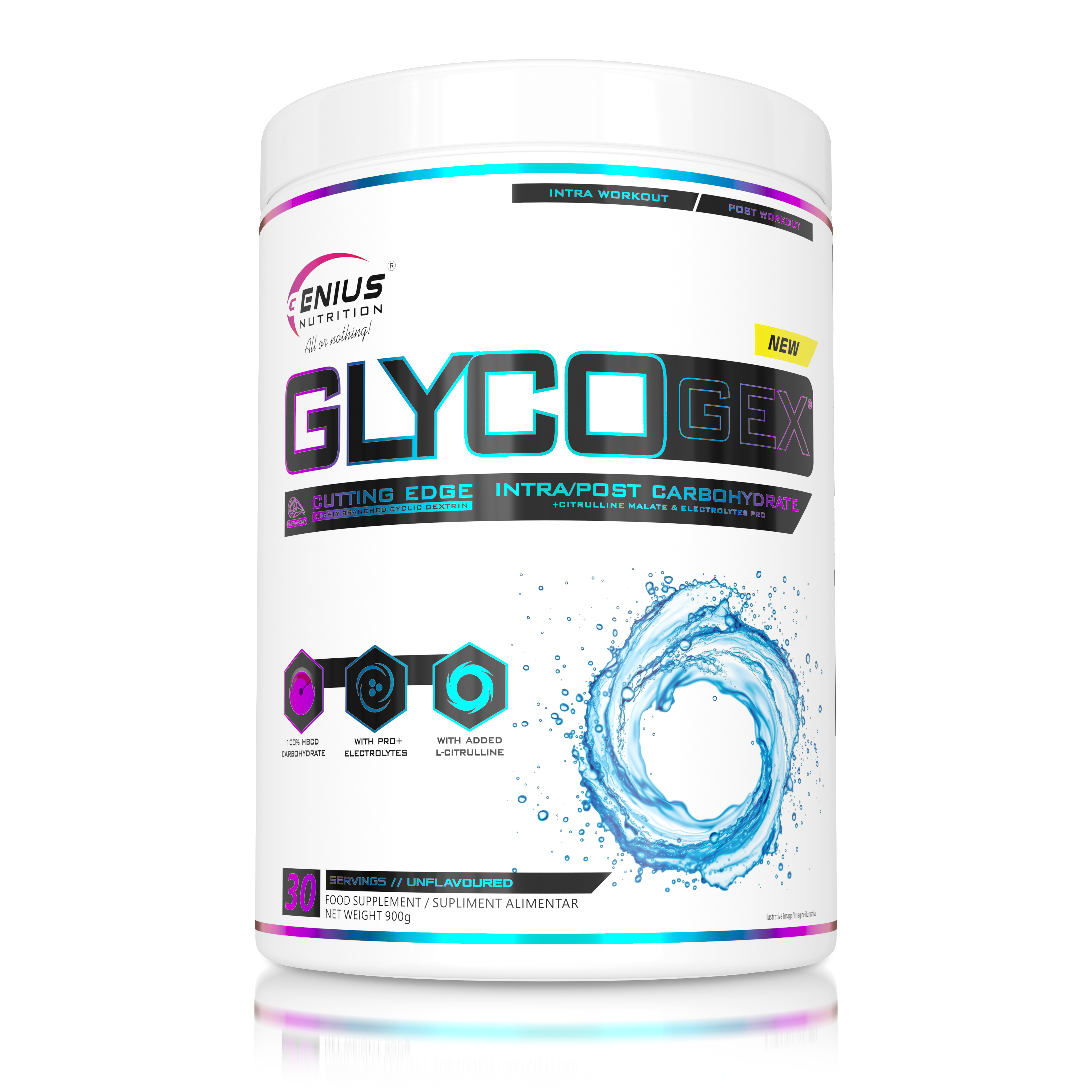 GLYCOGEX 900g/30serv – Genius Nutrition®