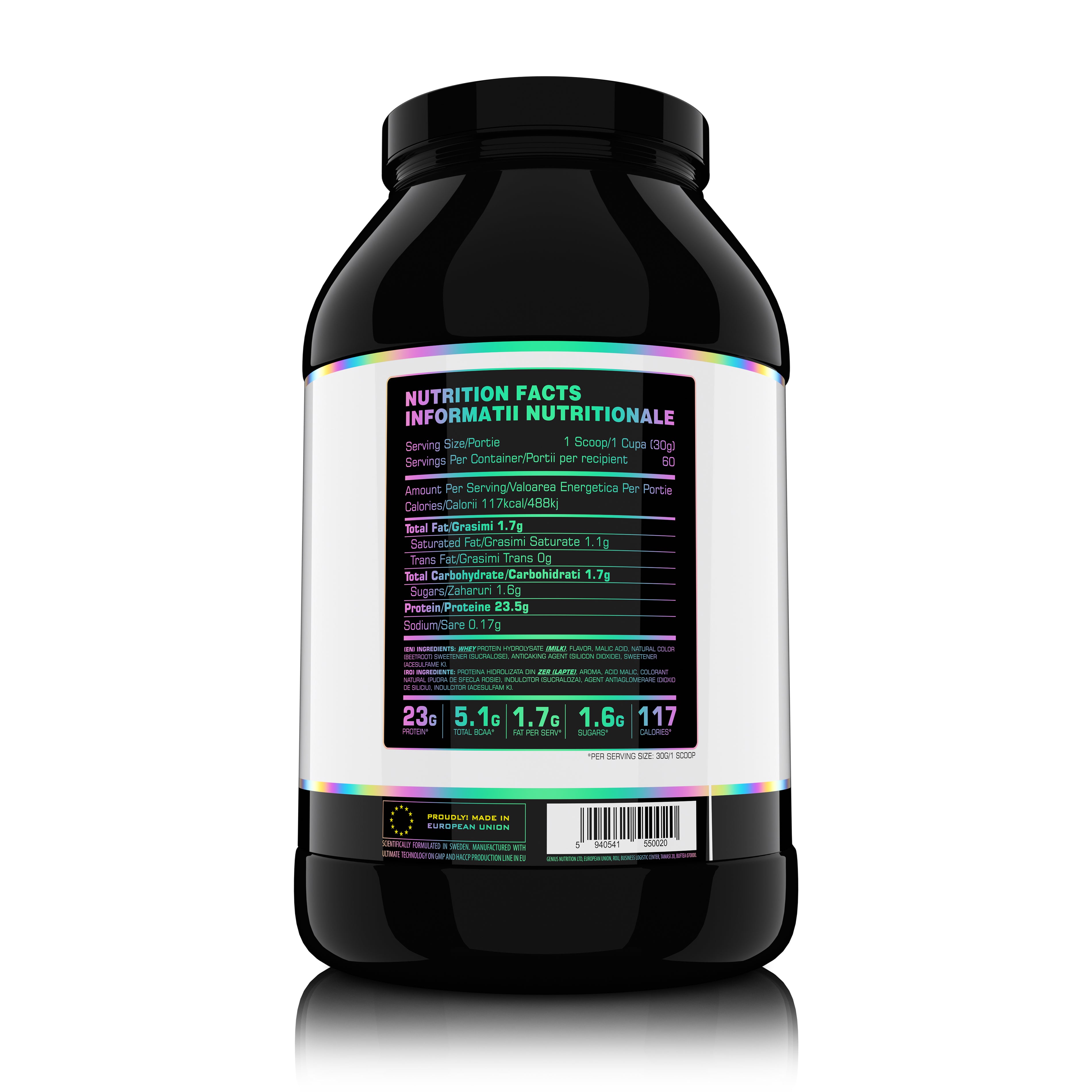 HYDRO-X5 1800g/60serv – Genius Nutrition®