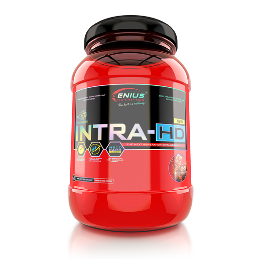 INTRA-HD 750g 24 serv Genius Nutrition – Supliment intra-workout pentru refacerea rezervelor de glicogen, energie, volumizare musculara si anduranta cu aroma de american cola