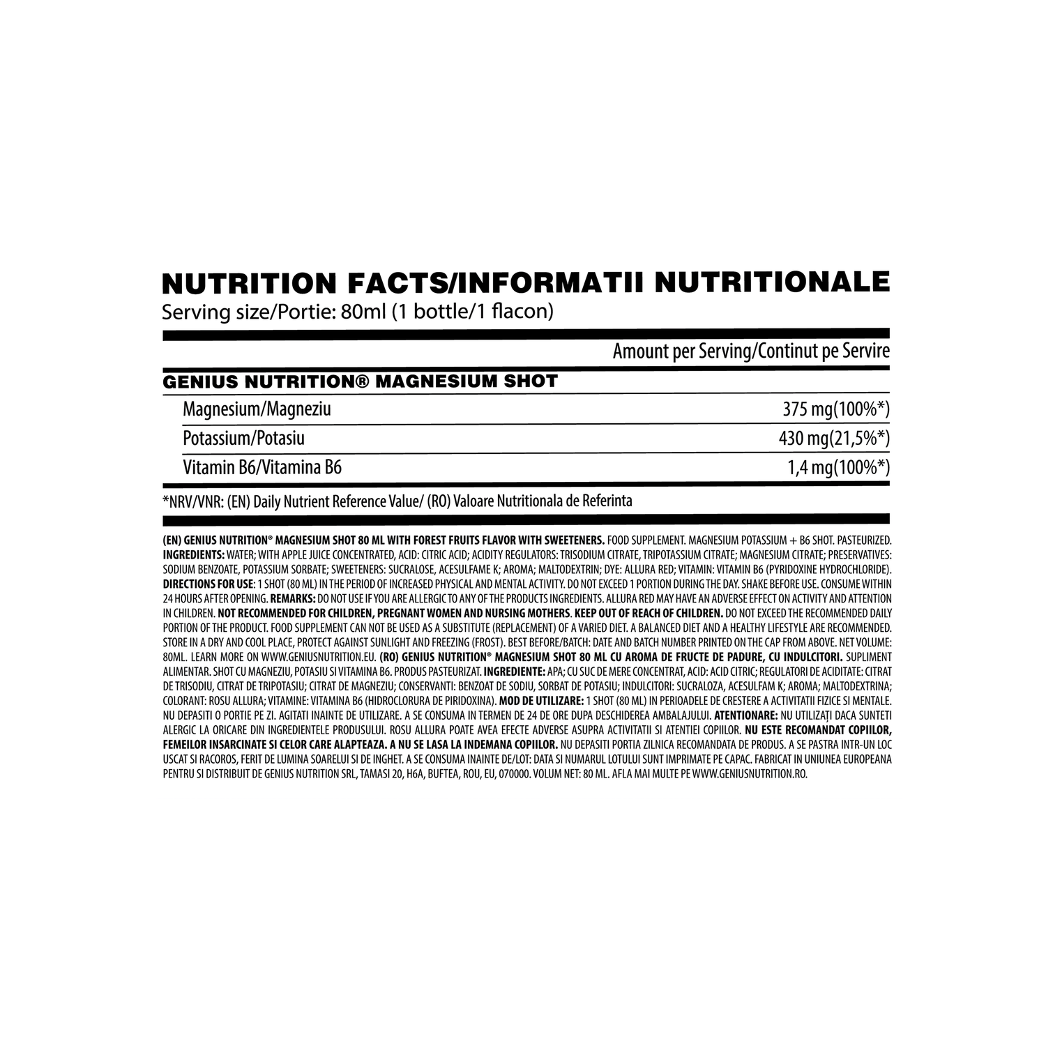 Oferte – Genius Nutrition®