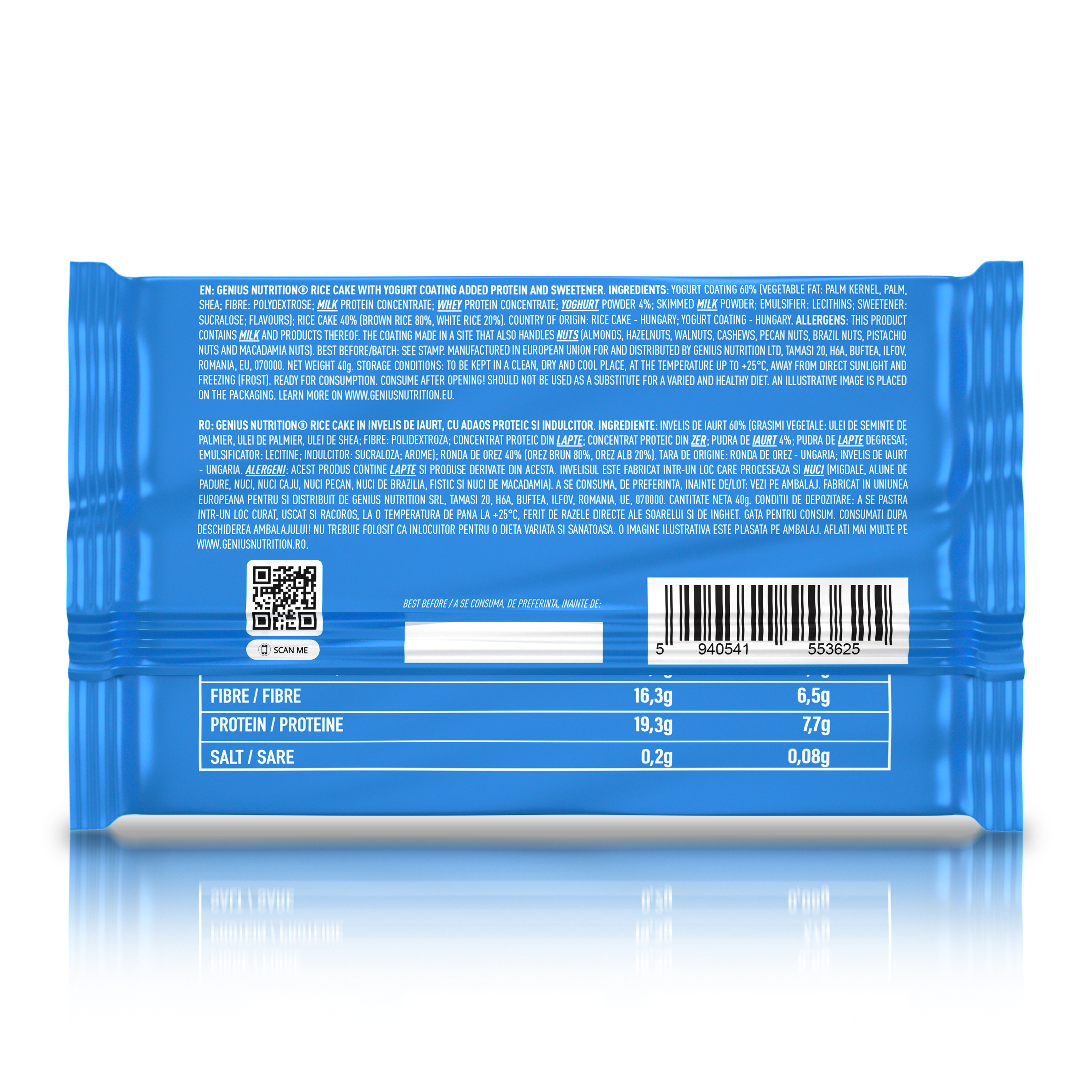 PROTEIN RICE CAKE 40g | Genius Nutrition®