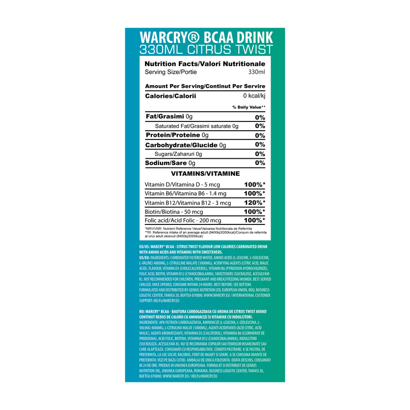 Incarca imaginea in galerie, WARCRY® BCAA 330ML
