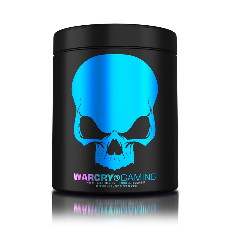 Incarca imaginea in galerie, WARCRY GAMING 240g 30serv Genius Nutrition - Supliment pentru sesiuni intense de gaming, care stimuleaza functia cognitiva, furnizeaza energie, imbunatateste memoria, reduce stresul si favorizeaza o rehidratarea eficienta cu aroma de diablo’s blood 
