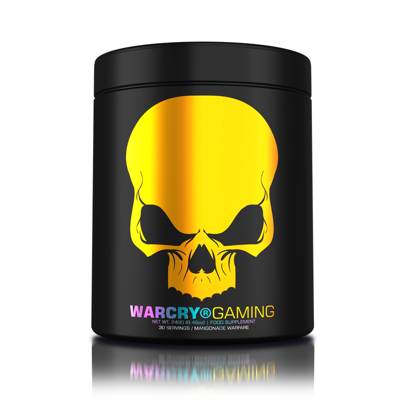 Incarca imaginea in galerie, WARCRY GAMING 240g 30serv Genius Nutrition - Supliment pentru sesiuni intense de gaming, care stimuleaza functia cognitiva, furnizeaza energie, imbunatateste memoria, reduce stresul si favorizeaza o rehidratarea eficienta cu aroma de mangonade warfare
