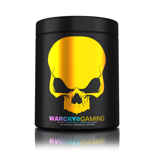 WARCRY GAMING 240g 30serv Genius Nutrition - Supliment pentru sesiuni intense de gaming, care stimuleaza functia cognitiva, furnizeaza energie, imbunatateste memoria, reduce stresul si favorizeaza o rehidratarea eficienta cu aroma de mangonade warfare