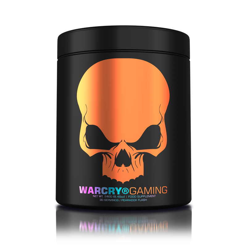 Incarca imaginea in galerie, WARCRY GAMING 240g 30serv Genius Nutrition - Supliment pentru sesiuni intense de gaming, care stimuleaza functia cognitiva, furnizeaza energie, imbunatateste memoria, reduce stresul si favorizeaza o rehidratarea eficienta cu aroma de peardox flash
