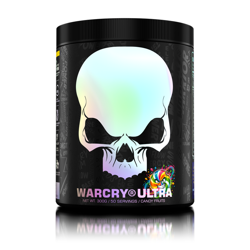 Incarca imaginea in galerie, WARCRY ULTRA 300g 50serv Genius Nutrition – Supliment pre-workout conceput pentru a oferi energie, anduranta, volumizare musculara si claritate mentala in timpul antrenamentelor cu aroma de fructe dulci.
