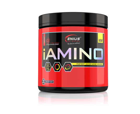 iAMINO 200caps 28serv Genius Nutrition – Supliment pe baza de aminoacizi esentiali din zer, cu absorbtie rapida, eficient pentru dezvoltarea masei musculare si inhibarea catabolismului