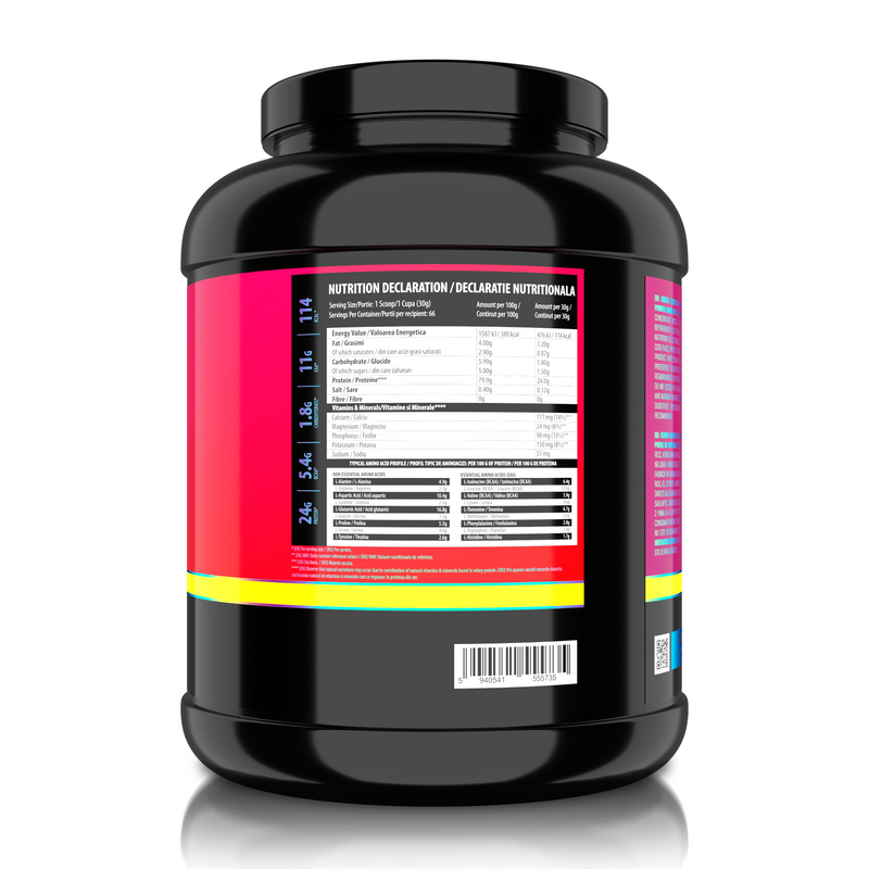 Incarca imaginea in galerie, PRECISE WHEY 2000g 66 serv Genius Nutrition – Supliment proteic din zer cu absosrtie rapida si continut ridicat de BCAA fara aroma si indulcitori
